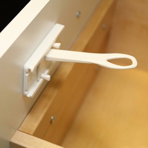 Qdos Adhesive Double Door Lock - Gray : Target