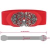 INSPIRE CHIC Knot Woven Metal Interlocking Buckle Elastic Waist Cinch Belt - 3 of 4