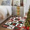 COZONY Christmas Runner Rug, Washable Non-Slip Holiday Floor Mat with Xmas Prints, Soft Low Pile Non-Shedding Carpet for Kitchen, Bedroom, Entryway - 4 of 4