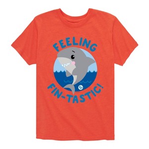 Boys' - Fisher-Price - Feeling Fintastic Shark Short Sleeve Graphic T-Shirt - 1 of 4