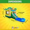 Pogo Bounce House Crossover Bounce House with Slide and Splash Pool - 2 of 4