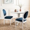 Holloway 19" H French Brasserie Oval Side Chair (Set of 2) - FOX6228 - Safavieh Couture - 4 of 4