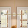 Rennnsan Delithra 18"W 8-Light Bubble Linear Glass Modern Dimmable Kitchen Island Pendant - 2 of 4
