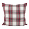 20"x20" Borland Plaid Down Filled Square Throw Pillow - Saro Lifestyle: Indoor/Outdoor, Cotton, Zipper Closure - 2 of 3