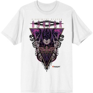 Nightmare Weaver ASHIOK Men's White Graphic T-Shirt- - 1 of 2