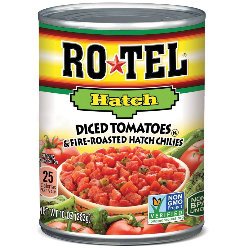 Rotel Diced Tomatoes with Hatch Chili - 10oz, 1 of 6