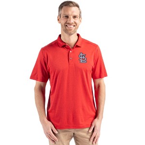 St Louis Cardinals Cutter & Buck Coastline Epic Comfort Recycled Mens Polo - 1 of 1