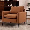 Kumasinova Set of 2 Accent Chair,Upholstered Single Sofa Armchair with Padded Cushion,Lounge Side Chair for Living Room,Balcony,Bedroom - 2 of 4