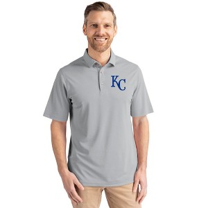 Kansas City Royals Cutter & Buck Virtue Eco Pique Recycled Mens Polo - 1 of 1