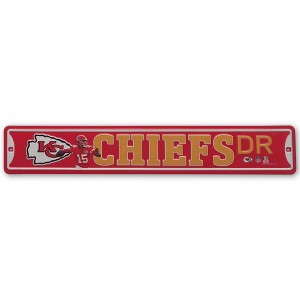 NFL Kansas City Chiefs Metal Wall Sign - 1 of 4
