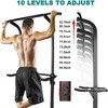 SEVOBAL Home Gyms, Adjustable Power Tower Workout Station with Pull Up Bar and Dip Stand for Home Strength Training, Black, 47.2"*16"*4.8" - 2 of 4