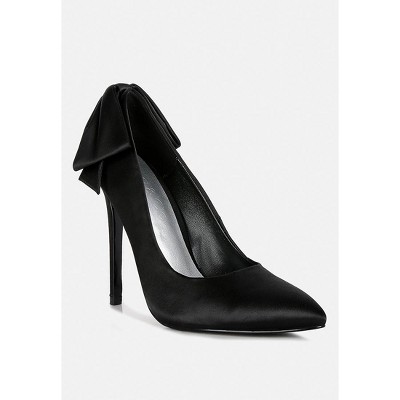 Hornet High Heeled Satin Pump Sandals Women