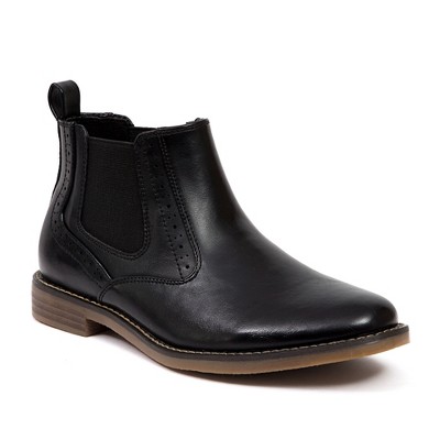 boys black chelsea boots