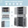 Bella Depot Bathroom Storage Cabinet,Drawer with Slide Rails,Adjustable Shelf - 4 of 4