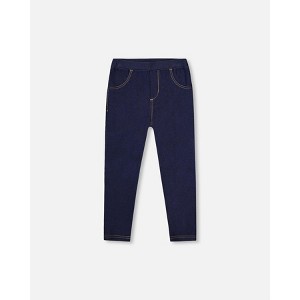 Deux par Deux Girl Blue Denim Jeggings - 1 of 4