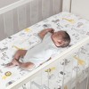 Lambs & Ivy Animal Jungle Soft 100% Cotton Jersey Baby Fitted Crib Sheet - image 3 of 4