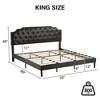 Upholstered Bed Frame Platform - 2 of 4