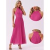 INSPIRE CHIC Women's Sleeveless Halter Neck Elegant Wedding Cocktail Dressy Jumpsuits - 2 of 4