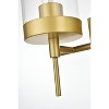 Elegant Lighting Benny 2 light Black and Clear Bath Sconce - 4 of 4