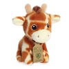 Aurora Mini Giraffe Eco Nation Eco-Friendly Stuffed Animal Brown 5" - image 2 of 4