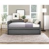 NicBex Twin Size Upholstery Size Daybed with Trundle,Sofa Bed Frame for Bedroom,Living Room,Apartment - 2 of 4