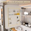 35" x 28" Inches Medicine Cabinet with 3 Colors LED Light,Defogging Function,Bathroom Mirror Cabinet with Cosmetic Storage Rack and Hair Dryer Holder - 4 of 4