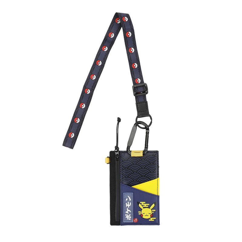 Pokemon Commuter Wallet with Carabiner and Lanyard, 1 of 7