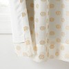 42"W x 84"L Clipped Dotted Kids' Blackout Window Curtain Panel Metallic Gold - Pillowfort™ - 4 of 4