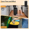 8 Gallon Kitchen Trash Can, Stainless Steel Rectangular Rubbish Bin with Removable Inner Bucket, 30 Liter Step Recycling Bin with Soft Close Lid - 2 of 4