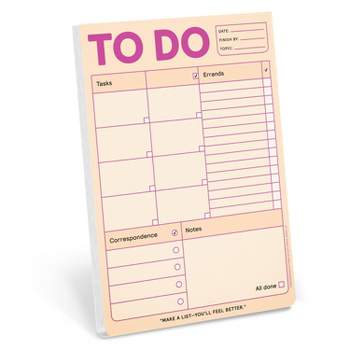 Knock Knock 6"x9" To Do List Note Pad