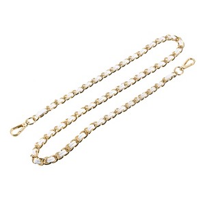 Unique Bargains Metal Corrosion-Resistant PU Leather Purse Flat Chain Straps - 1 of 3