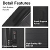 FURNIinspire Bag And Luggage Sets 3 Piece Travel Hard Shell Luggage, Lightweight Rolling Suitcases with Wheels, Black , 20.87"*11.61"*30.31" - 2 of 4