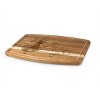 Toscana Disney Princess and the Frog Ovale Acacia Cutting Charcuterie Board - 3 of 4
