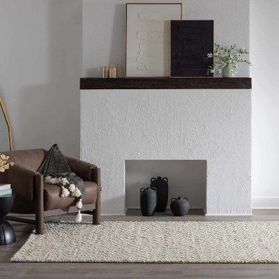 Hauteloom Rockfish Ivory Premium Woven Wool Rug