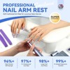 Saviland U-Ergo Salon Arm Support: Detachable Legs w/ Waterproof PU Cushion - Nail Tech Bench Rest System. - 2 of 4