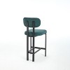 NicBex Modern 26" Bar Stools Set of 2,Soft Padded Counter Height Bar Stools with Metal Legs,Stools for Kitchen Counter for Dining/Island/Bar - 4 of 4