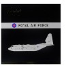 Lockheed C-130J Super Hercules Transport Aircraft "British Royal Air Force" Gray 1/200 Diecast Model Airplane by GeminiJets - 3 of 3