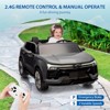 24V Kids Ride On Car, 2-Seater SUV Licensed Chevrolet Blazer Electric Car w/Parent Remote Control, 3 Speeds - 3 of 4