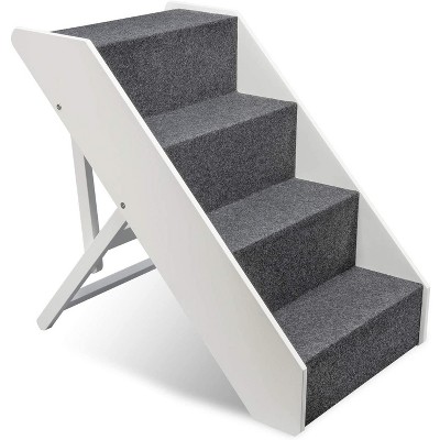 Photo 1 of Arf Pets Foldable Dog & Cat Stairs, White