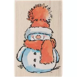 Penny Black Mounted Rubber Stamp 2.5"X3.75"-Snowy