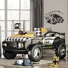 Twin Hemmer Speed Offroad Kids' Bed with Led Light Black - HOMES: Inside + Out: Modern Twin Frame, Wood Veneer, 5+ Years - 2 of 4