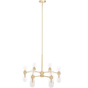 Darragh 12 Light 27" Chandelier - CHA7001 - Gold - Safavieh - 1 of 4
