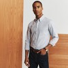 Lands' End Men's Traditional Fit Solid No Iron Supima Pinpoint Buttondown Collar Dress Shirt - 4 of 4