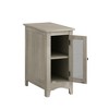 Racxily Narrow Accent Table, Rectangle Side Table with Grey Veneer Finish - 3 of 4