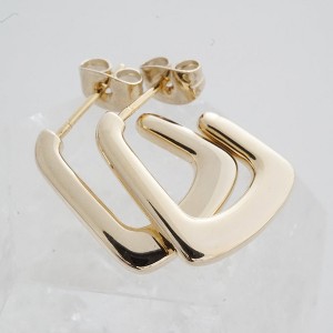 Demi Hoops in Gold, Rose Gold, Silver - Honeycat - 1 of 4