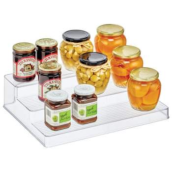 mDesign Plastic Kitchen Spice Rack, Food Storage Organizer