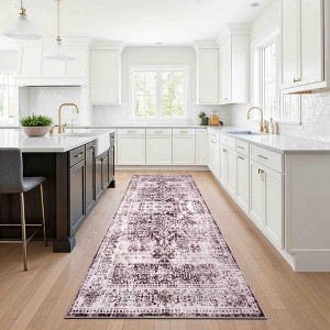 Delara Machine Washable Area Rug, Soft & Durable, Non-Slip Rug for High Traffic Areas, Brown/Neutral - 1 of 4