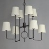 Maxim Lighting Paoli 8 - Light Chandelier in  Charcoal Bronze - 3 of 4