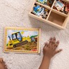 Melissa & Doug Construction Vehicles 4-in-1 Wooden Jigsaw Puzzles (48pc) :  Target