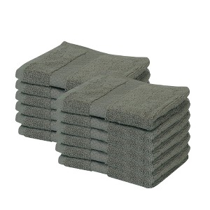 Splash Zero Twist 100% Ring Spun Cotton Face Washcloth Set – Reversible, 550 GSM, Soft, Lightweight, Highly Absorbent Towels for Bathroom - 1 of 4